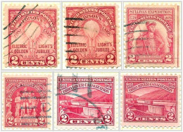 1929 2c Selection X 6 Used - Gebruikt