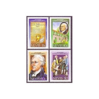 Nevis 533-536, MNH. Mi 456-459. US Constitution-200, 1987. Hamilton, Washington. - St.Kitts En Nevis ( 1983-...)