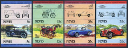 Nevis 287,293,296,302 Imperf Ab Pairs,MNH. World Classic Cars,1985.Packard Twin - St.Kitts En Nevis ( 1983-...)