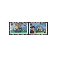 Nevis 167-168, MNH. Michel 88-89. Commonwealth Day 1983. HMS Boreas,Lord Nelson. - St.Kitts Und Nevis ( 1983-...)