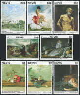 Nevis 718-725,726-727,MNH.Michel 669-676,Bl.46-47. Spanish Art.Fortuny,Ortiz, - St.Kitts Y Nevis ( 1983-...)