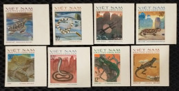 North Vietnam Viet Nam MNH Imperf Stamps 1975 : Reptile / Tortoise / Snake / King Cobra / Lizard / Turtle (Ms305) - Vietnam