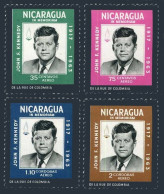 Nicaragua C574-C577, Hinged. Michel 1387-1390. President John F. Kennedy, 1965. - Nicaragua