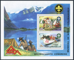 Nicaragua C883a-C883b, MNH. Michel Bl.86-87. Boy Scout Jamboree, 1975 - Nicaragua
