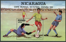 Nicaragua C995,MNH.Michel Bl.. World Soccer Cup Spain-1982. - Nicaragua