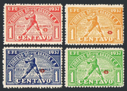 Nicaragua RA55-RA60,MNH. Central American & Caribbean Games,1937.Baseball Player - Nicaragua