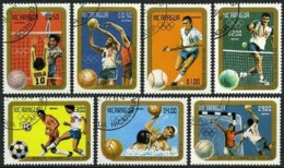 Nicaragua 1366-1372,CTO.Michel 2522-2528. Olympics Los Angeles-1984.Ball Games. - Nicaragua