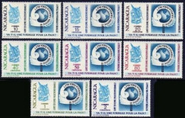 Nicaragua 882-889, MNH. Michel 1623-1630. Is There A Formula For Peace?. 1971. - Nicaragua