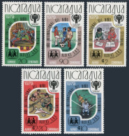 Nicaragua 1101-1101D, MNH. Olympics Lake Placid-1980, Moscow-1980. IYC-1979. - Nicaragua