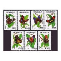 Nicaragua 1853-1859, MNH. Michel 3056-3062. Butterflies, 1991. - Nicaragua