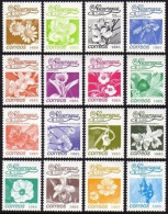 Nicaragua 1515-1530, MNH. Michel 2652-2667. Flowers 1986, Inscribed 1985. - Nicaragua