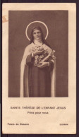Image Pieuse " Sainte Thérèse De L'enfant Jésus " - Devotion Images
