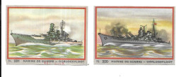 ED57 - CHROMOS CHOCOLAT JACQUES - CROISEURS JAPONAIS - MOGAMI - KONGO - Boats