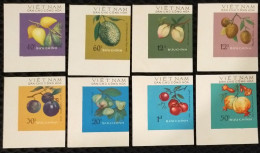 North Vietnam Viet Nam MNH Imperf Stamps 1975 : Fruits : Peach / Apple / Plum / Milk Fruit / Durian (Ms297) - Viêt-Nam