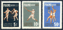 Panama C224-C226, MNH. Mi 562-564. Boxing, Baseball, Basketball, 1959. - Panama