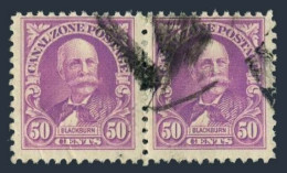 Canal Zone 114 Pair, Used. Michel 79. J.C.S. Blackburn, 1929. - Panama