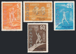 Panama C234-C237, MNH. Michel 574-577. Olympics Rome-1960. Basketball,Bicycling, - Panamá