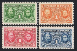Panama RA24-RA27, MNH. Mi Zw 24-27. Postal Tax Stamps 1947. Pierre & Marie Curie - Panamá