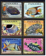 Panama 486-486E, MNH. Michel 1070-1075. Tropical Fish, 1968. - Panamá