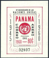 Panama C243, MNH. Michel 583 Bl.9. UN 15th Ann. 1961. - Panama