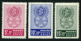 Panama CB1-CB3,MNH. Michel 594-596. WHO Drive To Eradicate Malaria,1962. - Panamá