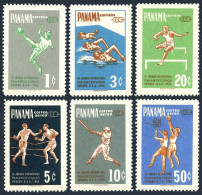 Panama 430-C226, Hinged. Mi 559-564. Soccer, Swimming, Boxing, Basketball, 1959. - Panamá