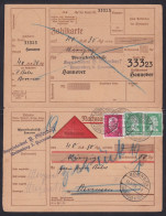 Germany - 1929 Nachname (C.O.D.) With Receipt Ronnenberg To Bevensen - Tarjetas