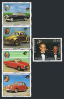 Paraguay 2276ad-2277, MNH. FRG, 40th Ann. 1949. Famous Men & Automobiles. - Paraguay