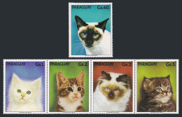 Paraguay 2274 Ad-2275, MNH. Michel 4334-4338. Cats 1989. - Paraguay