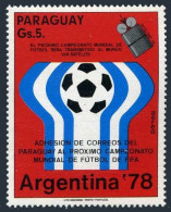 Paraguay C416,MNH.Michel 2715. Soccer Cup Argentina-1978.Emblem. - Paraguay