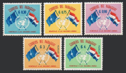 Paraguay 569-571, C272-C273, MNH. UN, 15th Ann.Emblem, Flags Of UN And Paraguay. - Paraguay