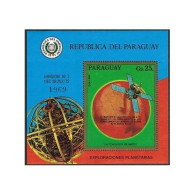 Paraguay C360,MNH.Michel 2486 Bl.208. Exploration Of Mars.Mariner 9.1973. - Paraguay