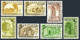 Paraguay 491-497,C225-C232, MNH. Monsignor Rodrigues-250,1955. Jesuit Ruins.UPU. - Paraguay