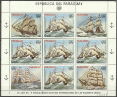 Paraguay 1983, Old Ships, Sheetlet - Paraguay