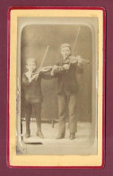 120524 - PHOTO CDV RIPAMONTI DANIEL CAUDERAN Gironde - Violon Violoniste Musicien - Sonstige & Ohne Zuordnung