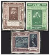 Peru C141-C143,hinged/no Gum.Mi 565-567. Lima-Callao Telegraph Connection,1958. - Peru