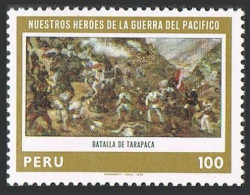 Peru 693, MNH. Michel 1155. War Of The Pacific. Battle Of Tarapaca, 1979. - Perù