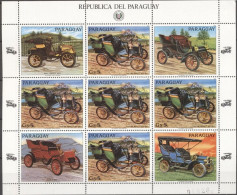 Paraguay 1983, Old Car, Sheetlet - Voitures