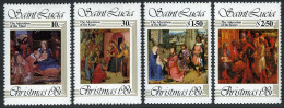 St Lucia 564-567,MNH.Mi 564-567. Christmas 1981.Sfoza,Orcanga,Gerard,Foppa. - St.Lucie (1979-...)