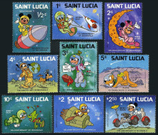 St Lucia 491-499, 500, MNH. Michel 484-492, Bl.21. IYC-1979. Walt Disney Space. - St.Lucia (1979-...)
