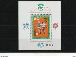BULGARIE 1980 Coupe Du Monde De Football, Espagne Yvert BF 95A, Michel Bl 104 NEUF** MNH Cote 48 Euros - Blocchi & Foglietti
