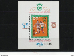 BULGARIE 1980 Coupe Du Monde De Football, Espagne Yvert BF 95A, Michel Bl 104 NEUF** MNH Cote 48 Euros - Blocks & Sheetlets