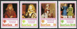 St Lucia 473-477, MNH. Michel 462-465,Bl.17. IYC-1979. Cranach Elder, Velazques, - St.Lucie (1979-...)