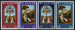 St Lucia 231-234, MNH. Michel 223-226. Easter 1968. Titian, Raphael. - St.Lucie (1979-...)