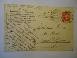 SWITZERLAND  POSTCARDS   1908 TERRIETET  POSTMARK AND STAMPS  TULIPS FLOWERS - Altri & Non Classificati