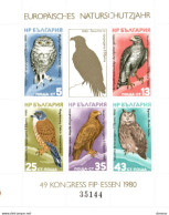 BULGARIE 1980 OISEAUX Yvert BF 95B, Michel Block 105 NEUF** MNH Cote Yv 70 Euros - Blocks & Sheetlets