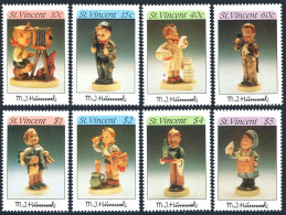 Saint Vincent 1393-1398, 1396A-B, MNH. Michel . Hummel Figurines, 1990. - St.Vincent (1979-...)