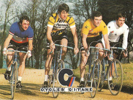 Cyclisme - Bernard HINAULT Et Les Cycles GITANE - CPM écrite - Ciclismo