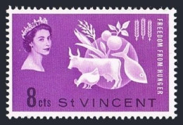 St Vincent 201block/4-margin,MLH/MNH.Michel 183. FAO 1963.Freedom From Hunger. - St.Vincent (1979-...)