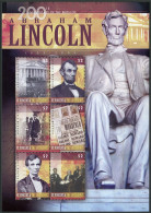 St Vincent 3456 Af,3657 Sheets,MNH. President Abraham Lincoln,2009. - St.Vincent (1979-...)